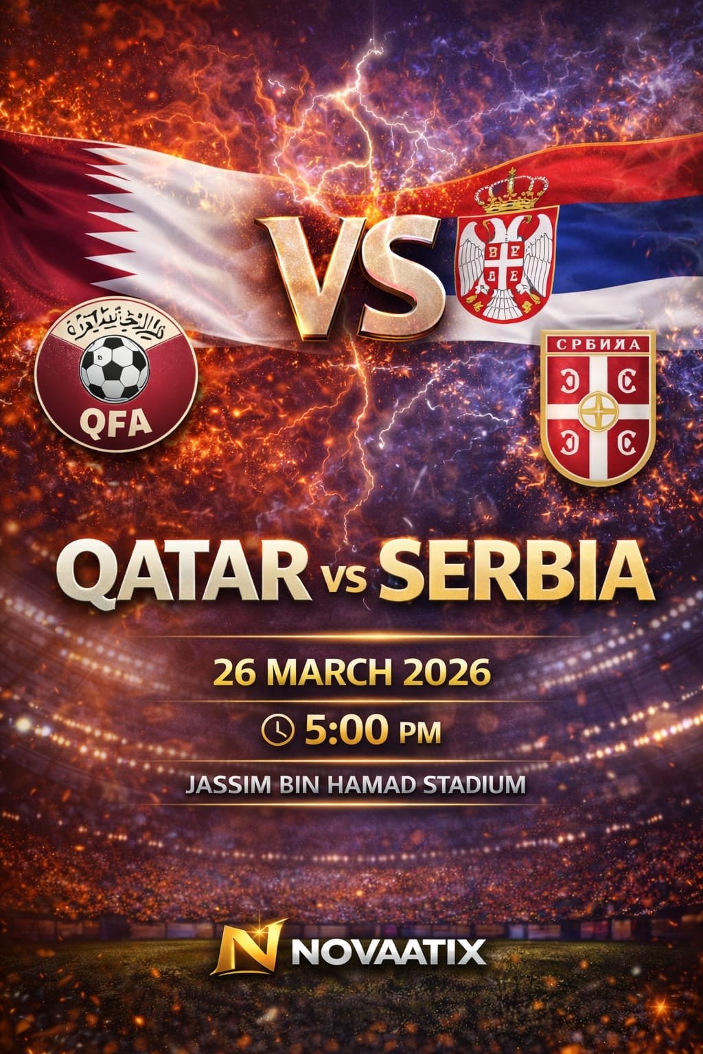 Qatar vs Serbia